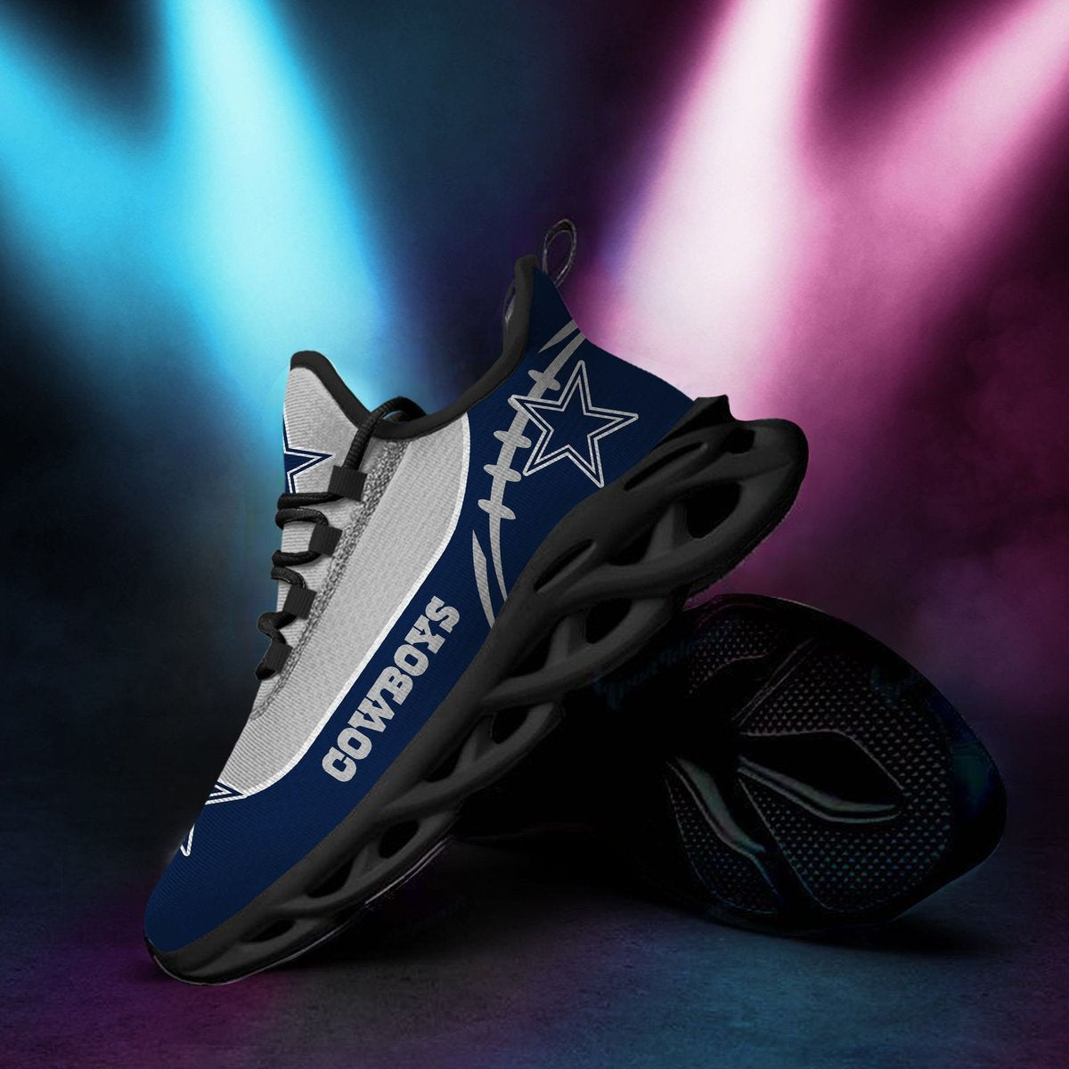 Dallas Cowboys Custom Name Personalized Max Soul Sneakers Running Sports Shoes For Men Women For Men Women
