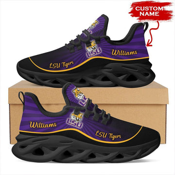 Lsu Tigers Custom Name Personalized Max Soul Sneakers Running Sports Shoes For Men Women For Men Women