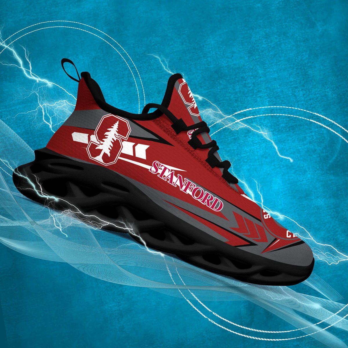 Tanford Cardinal Ncaa1 Premium Max Soul Sneakers New Trending Gift Fort Sport Lovers, Perfect Choice Camping Travel