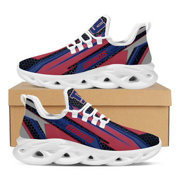 New York Giants Geometric Hexagon Design Trending Max Soul Clunky Sneaker Shoes For Mens Womensamerican Football Team Fans For Men Women