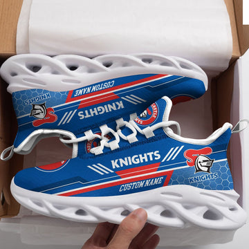 Newcastle Knights Custom Personalized Max Soul Sneakers Running Sports Shoes For Men Women Football Fan Football Fan For Men Women