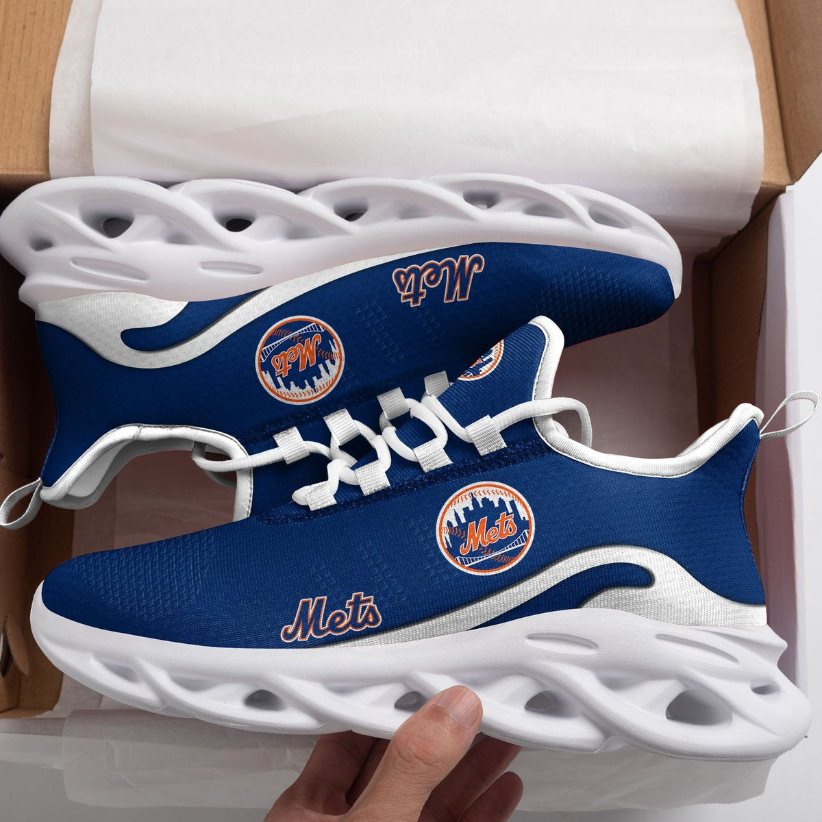 New York Mets New Trending D Printed Max Soul Clunky Sneaker Shoes For Men Women