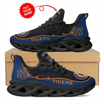 Auburn Tigers Custom Name Personalized Max Soul Sneakers Running Sports Shoes For Men Women For Men Women