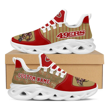 San Francisco 49ers Custom Personalized Max Soul Sneakers Running Sports Shoes For Men Women For Men Women