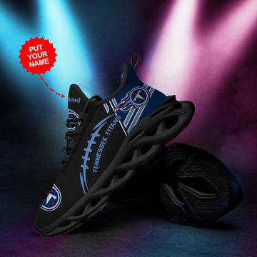 Tennessee Titans Custom Name Personalized Max Soul Sneakers Running Sports Shoes For Men Women For Men Women