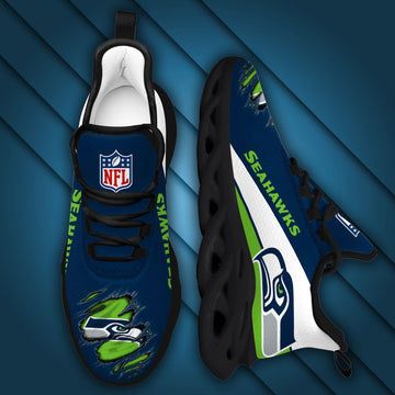 Seattle Seahawks Max Soul Sneakers Running Sports Shoes For Men Women For Men Women
