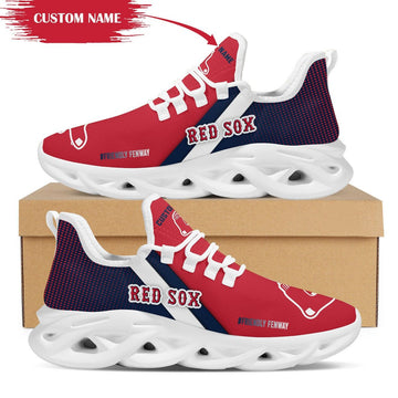 Boston Red Sox Custom Personalized Max Soul Sneakers Running Sports Shoes For Men Women For Men Women