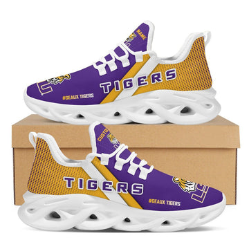 Lsu Tigers Custom Personalized Max Soul Sneakers Running Sports Shoes For Men Women Louisiana State University For Men Women