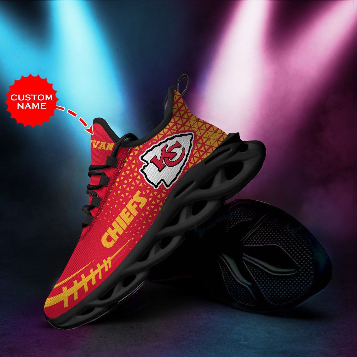 Kansas City Chiefs Custom Personalized Max Soul Sneakers Running Sports Shoes For Men Women For Men Women