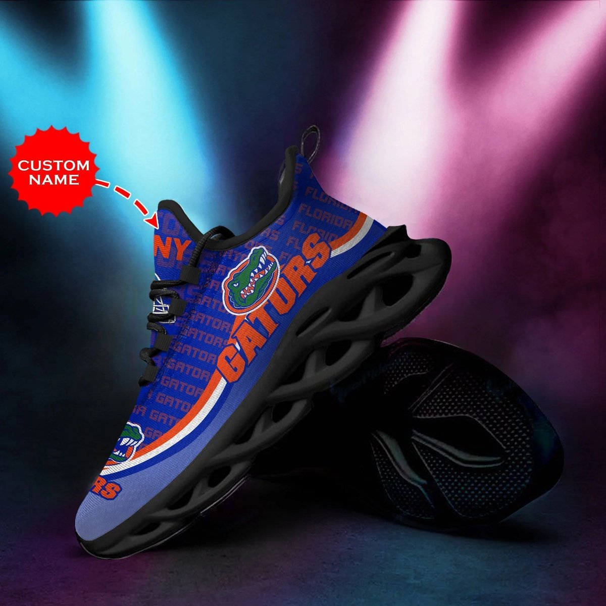 Florida Gators Custom Personalized Max Soul Sneakers Running Sports Shoes For Men Women For Men Women