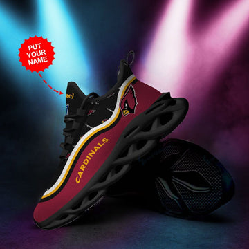 Arizona Cardinals Custom Personalized Max Soul Sneakers Running Sports Shoes For Men Women For Men Women