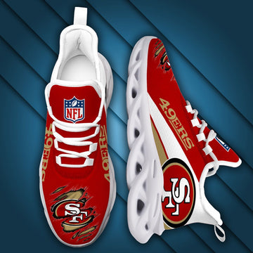 San Francisco 49ers Max Soul Sneakers Running Sports Shoes For Men Women For Men Women