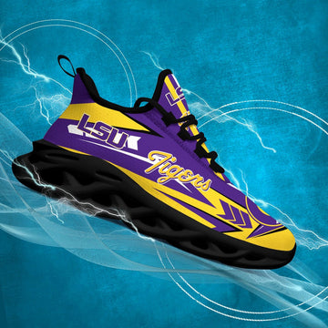 Su Tigers Ncaa1 Premium Max Soul Sneakers New Trending Gift Fort Sport Lovers, Perfect Choice Camping Travel