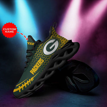 Green Bay Packers Custom Personalized Max Soul Sneakers Running Sports Shoes For Men Women For Men Women
