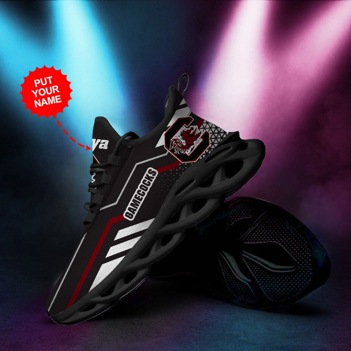 South Carolina Gamecocks Custom Personalized Max Soul Sneakers Running Sports Shoes For Men Women For Men Women