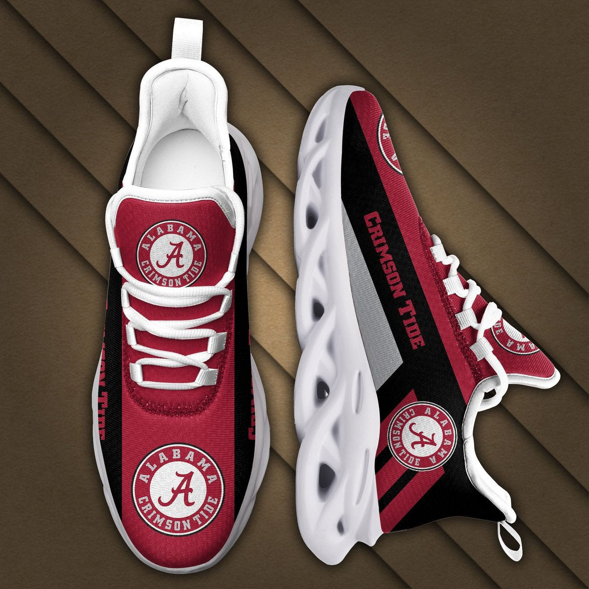Alabama Crimson Tide Max Soul Sneakers Running Sports Shoes For Men Women For Men Women