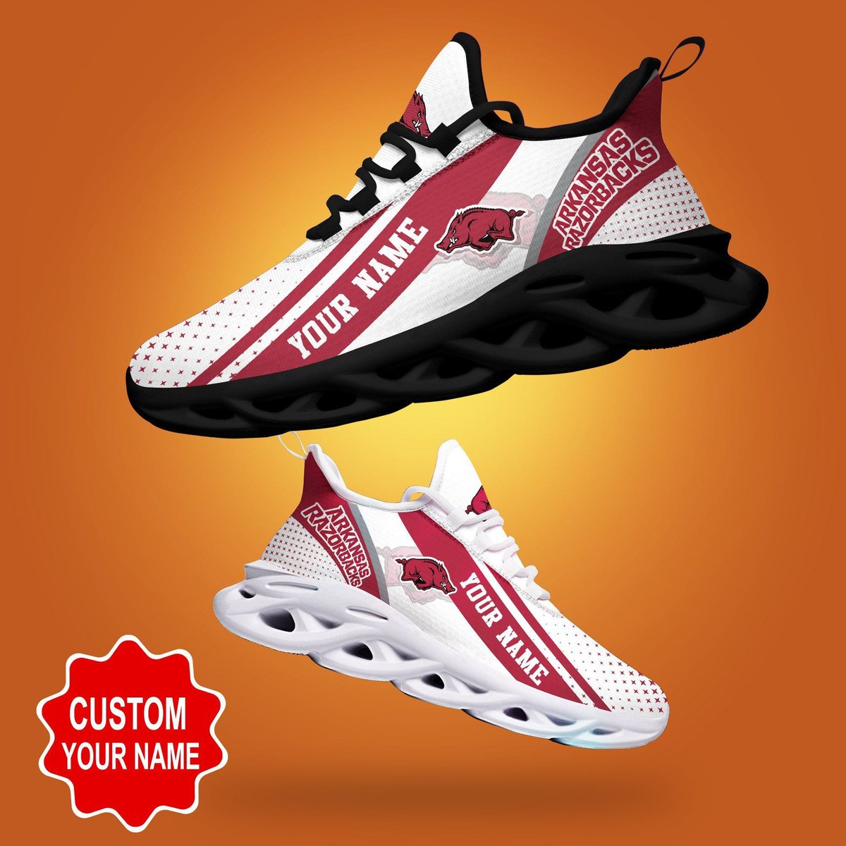 Arkansas Razorbacks Max Soul Shoes Dtms1510010 For Men Women