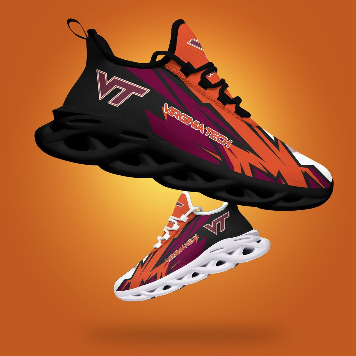Virginia Tech Hokies Max Soul Shoes Hams1239009 For Men Women