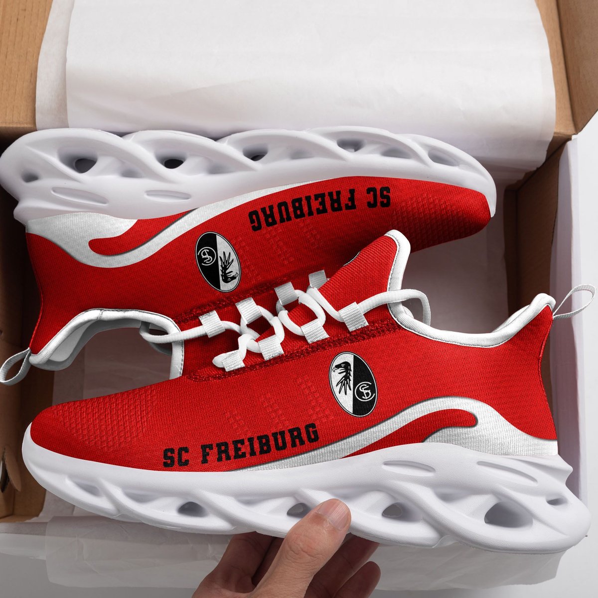 Undesliga Sc Freiburg New Trending Max Soul Clunky Sneaker Premium Shoes Gift For Sport Lovers