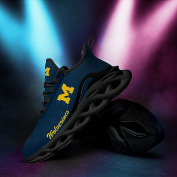 Caa Michigan Wolverines New Trending Max Soul Clunky Sneaker Premium Shoes Gift For Sport Lovers