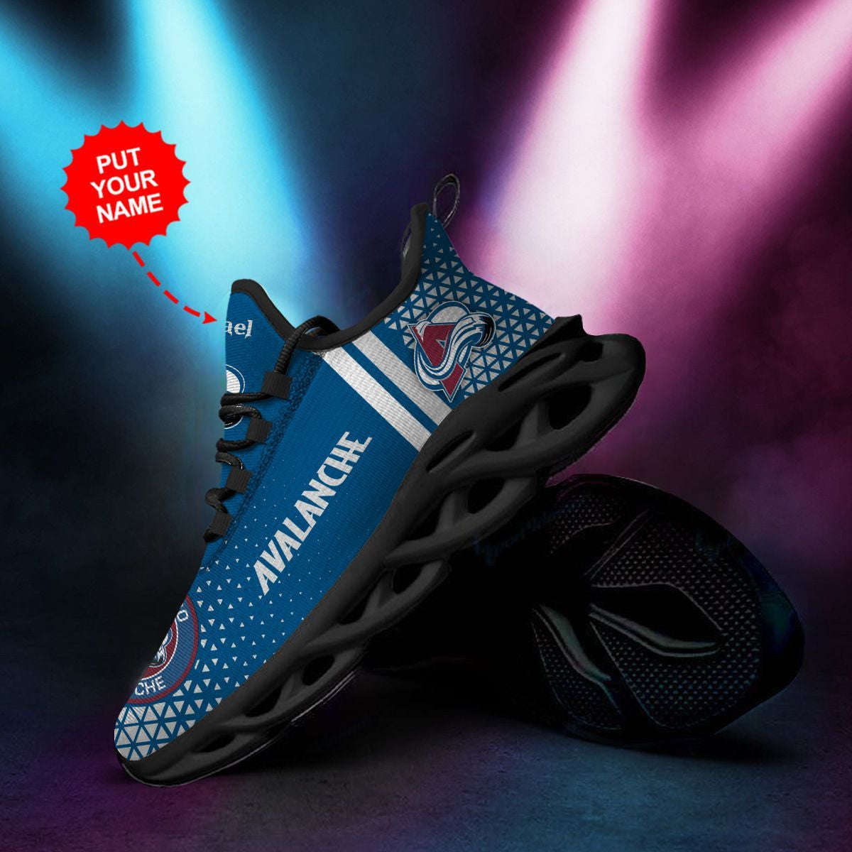 Colorado Avalanche Custom Personalized Max Soul Sneakers Running Sports Shoes For Men Women For Men Women