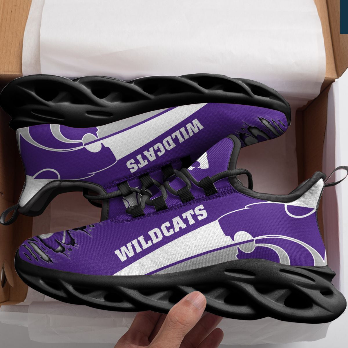 Kansas State Wildcats Max Soul Sneakers Running Sports Shoes For Men Women For Men Women