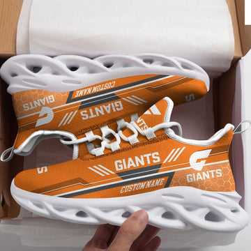 Greater Western Sydney Giants Custom Personalized Max Soul Sneakers Running Sports Shoes For Men Women Football Fan Football Fan For Men Women