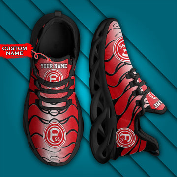 Undesliga Fortuna Dsseldorf Max Soul Sneaker Personalized Custom Name Gift For Sport Lovers