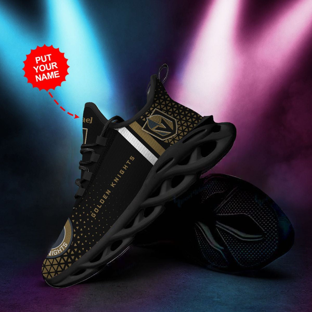 Vegas Golden Knights Custom Personalized Max Soul Sneakers Running Sports Shoes For Men Women For Men Women
