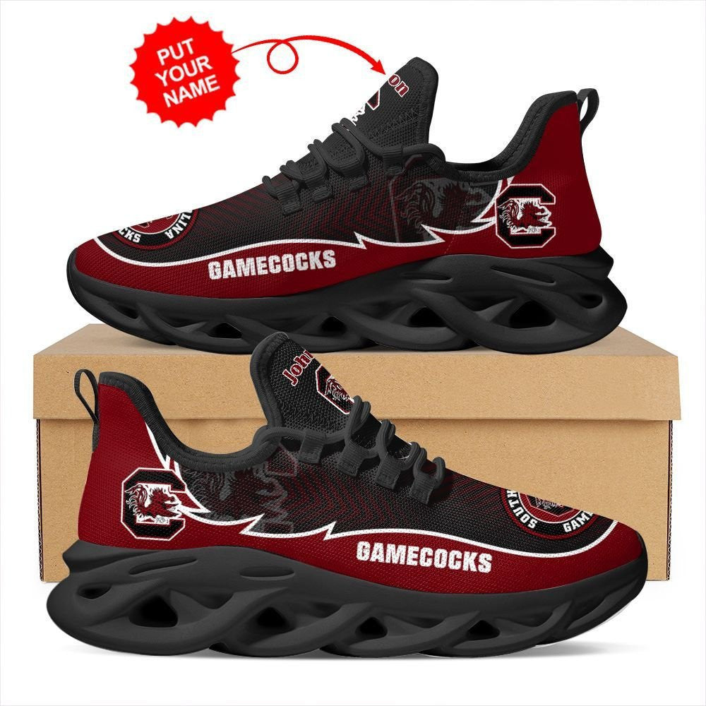 South Carolina Gamecocks Custom Name Personalized Max Soul Sneakers Running Sports Shoes For Men Women For Men Women