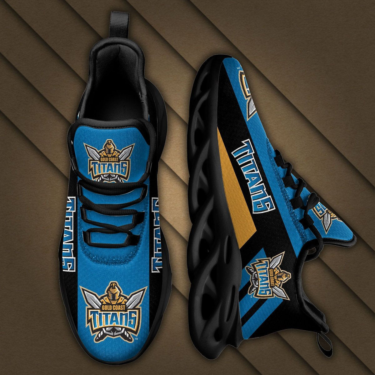 Nrl Gold Coast Titans Max Soul Sneakers Running Sports Shoes For Men Women For Men Women