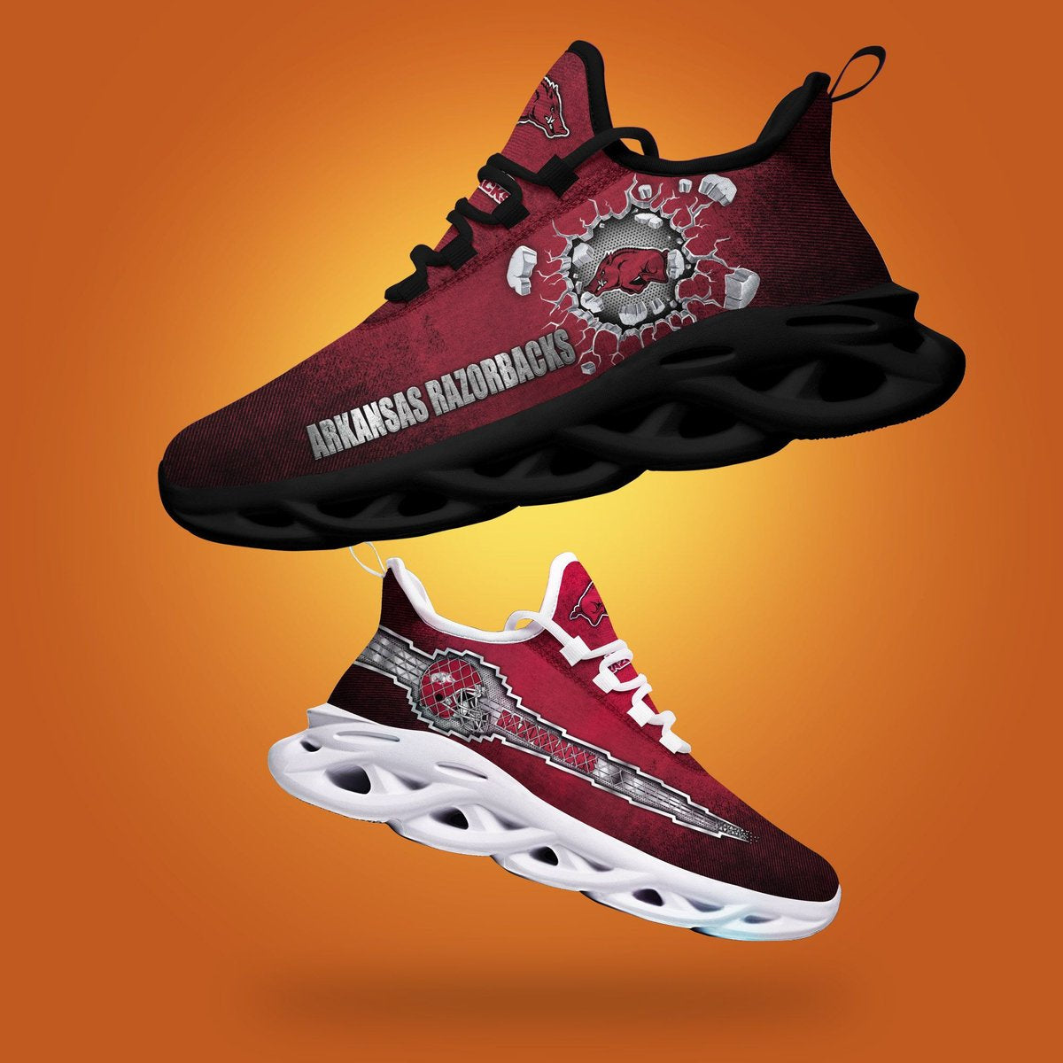 Rkansas Razorbacks Ncaa2 Max Soul Sneakers New Trending Gift For Sport Lovers, Perfect Choice Camping Travel