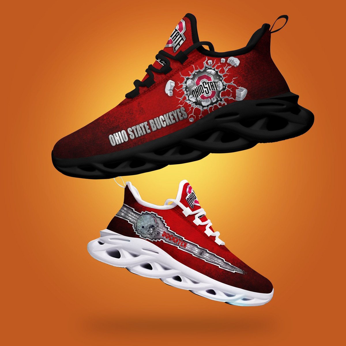 Hio State Buckeyes Ncaa1 Max Soul Sneakers New Trending Gift For Sport Lovers, Perfect Choice Camping Travel