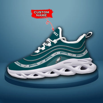 Philadelphia Eagles Max Soul Shoes Luxury Custom Name 03 M3htn0854 For Men Women