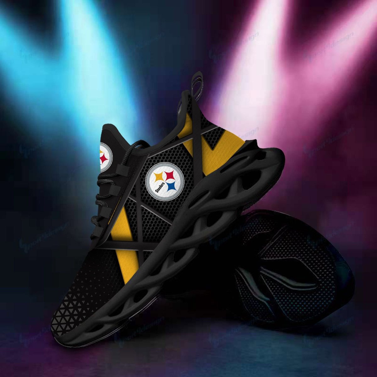 Pittsburgh Steelers Max Soul Sneakers Running Sports Shoes For Men Women For Men Women