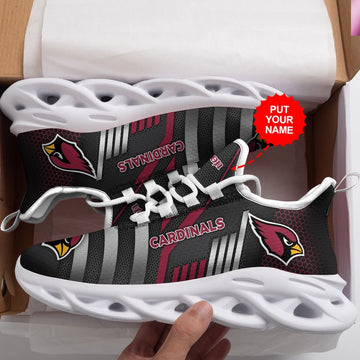 Arizona Cardinals Custom Personalized Max Soul Sneakers Running Sports Shoes For Men Women For Men Women