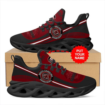 South Carolina Gamecocks Custom Name Personalized Max Soul Sneakers Running Sports Shoes For Men Women For Men Women