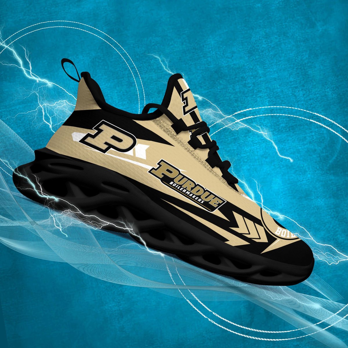Purdue Boilermakers Ncaa3 Premium Max Soul Sneakers New Trending Gift Fort Sport Lovers, Perfect Choice Camping Travel For Men Women