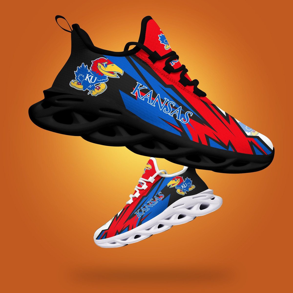 Kansas Jayhawks Max Soul Shoes Hams1239078 For Men Women