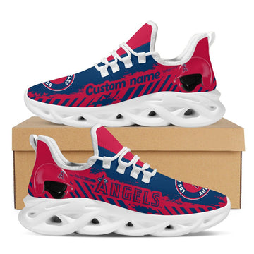 Los Angeles Angels Baseball Team Helmet Custom Name Personalized Men And Women Max Soul Sneakers Shoes For Fans For Men Women