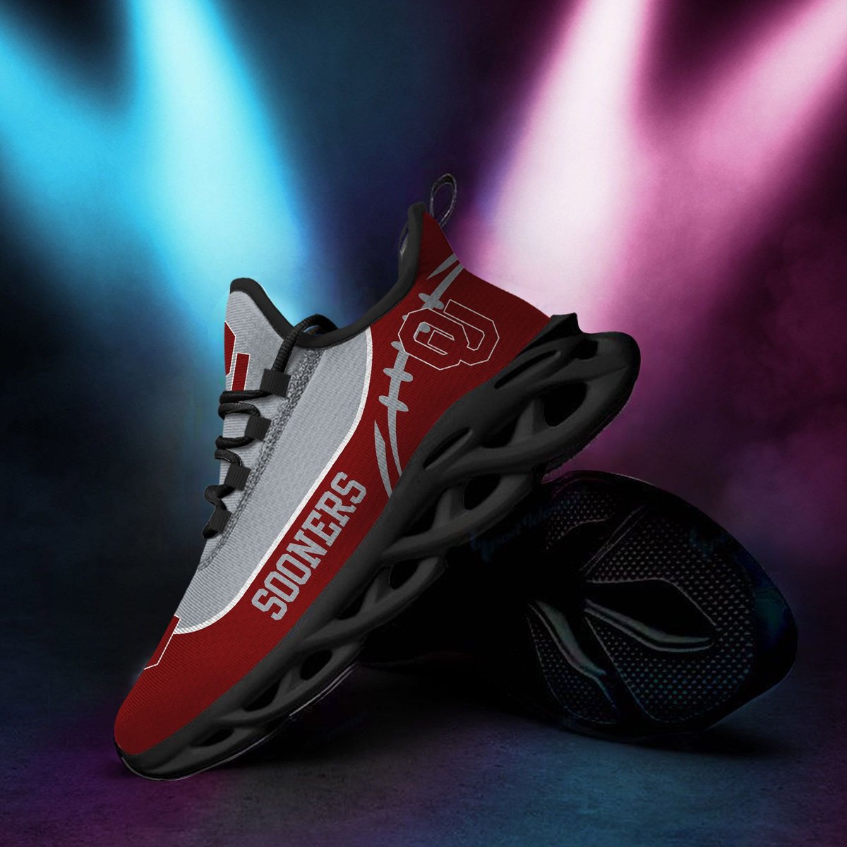 Oklahoma Sooners Custom Personalized Max Soul Sneakers Running Sports Shoes For Men Women For Men Women