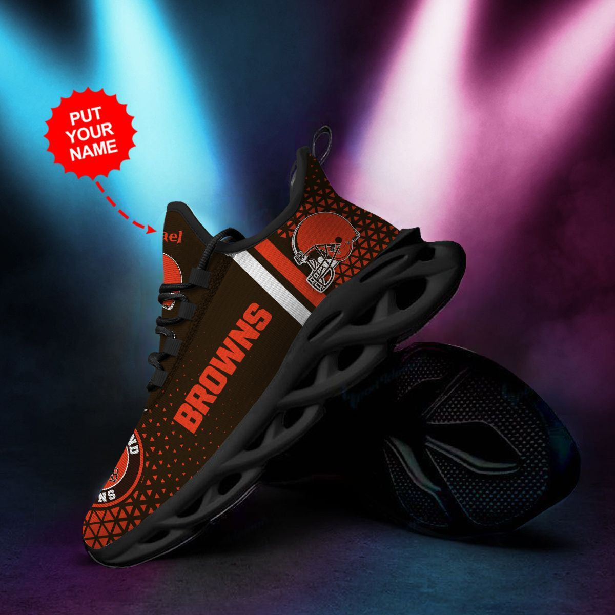 Cleveland Browns Custom Personalized Max Soul Sneakers Running Sports Shoes For Men Women For Men Women