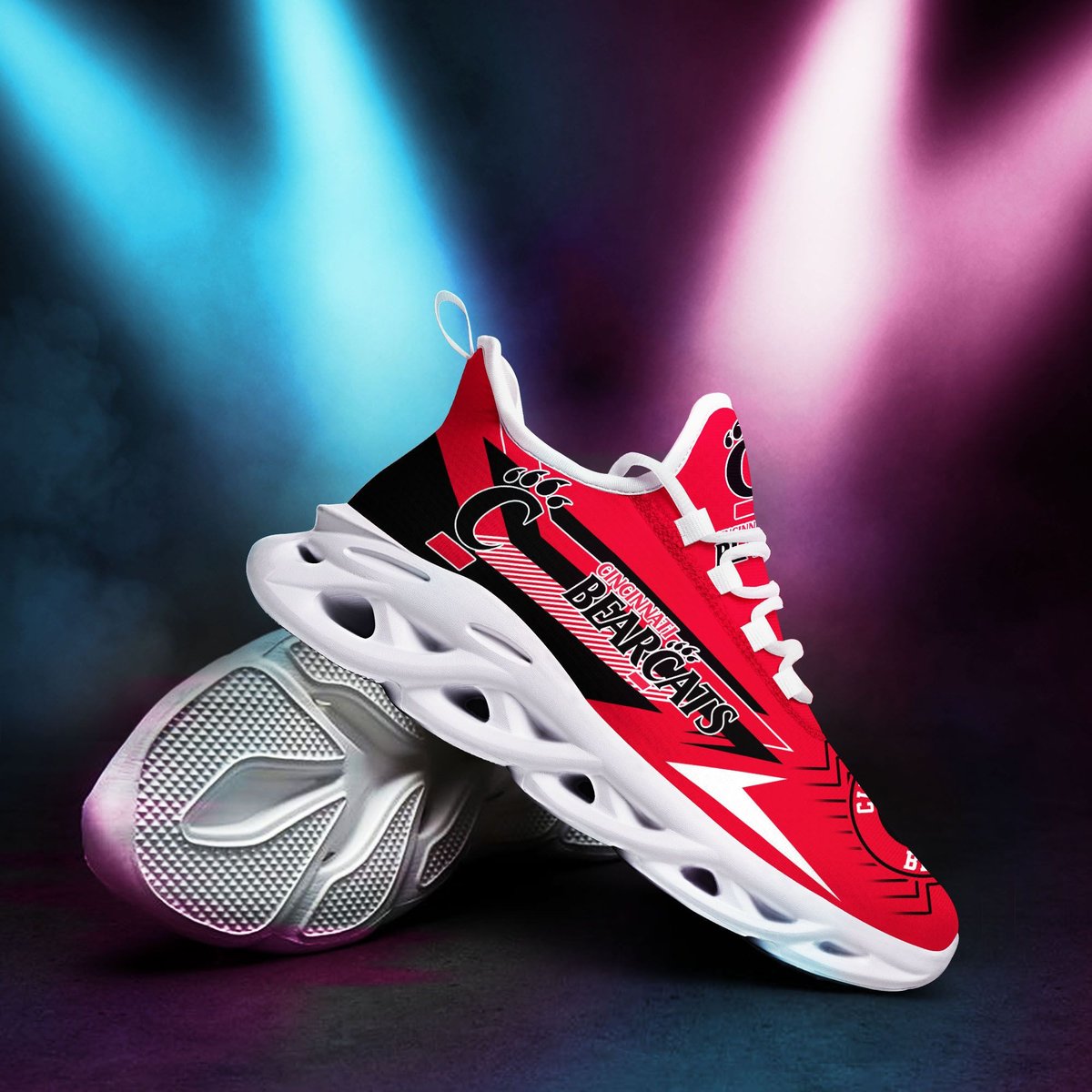 Cincinnati Bearcats Ncaa3-max Soul Sneakers For This Season Naetug-25477 Love Sport All Size Printing Sneaker For Men For Women Perfect Choice