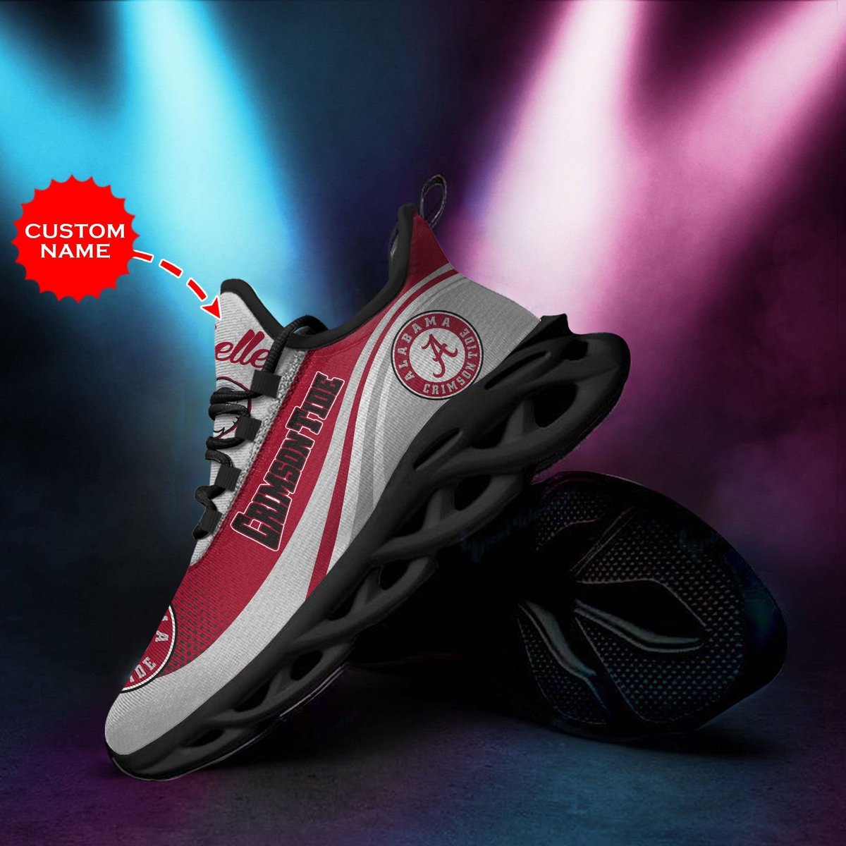 Alabama Crimson Tide Custom Personalized Max Soul Sneakers Running Sports Shoes For Men Women For Men Women