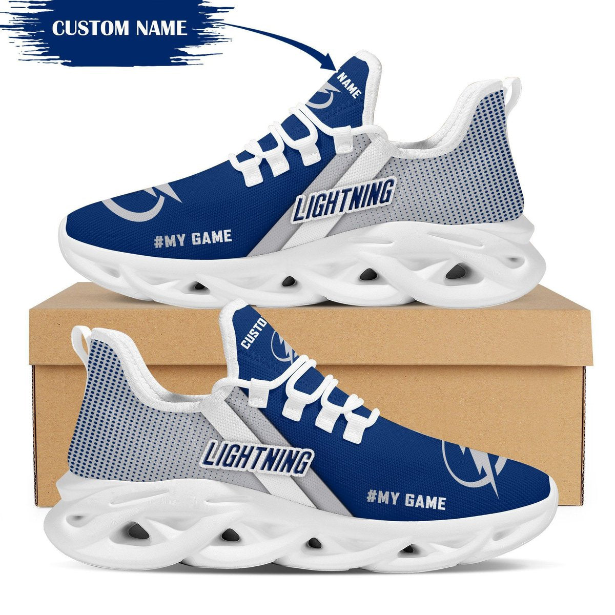 Tampa Bay Lightning Custom Personalized Max Soul Sneakers Running Sports Shoes For Men Women For Men Women