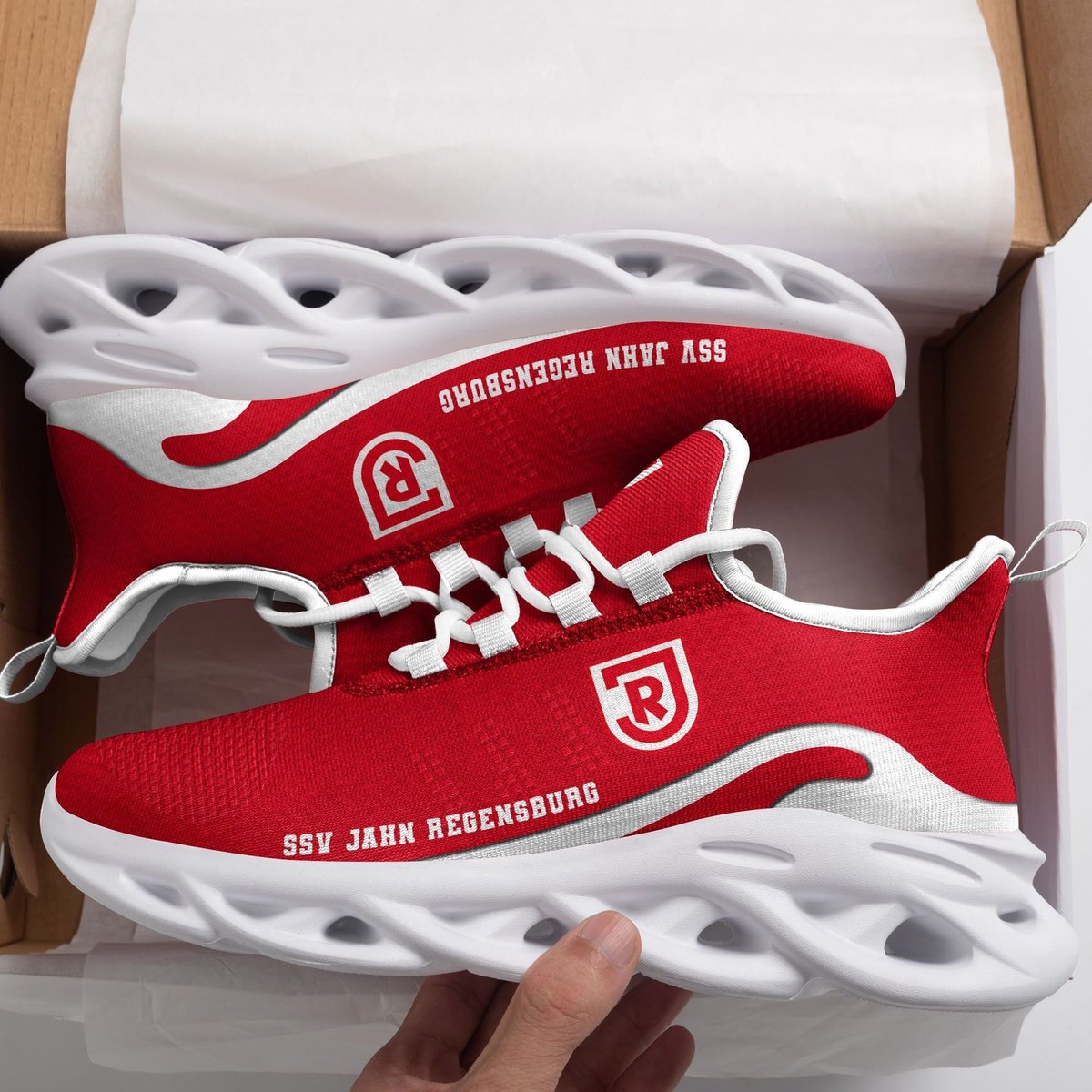 Bundesliga Ssv Jahn Regensburg New Trending D Printed Max Soul Clunky Sneaker Shoes For Men Women