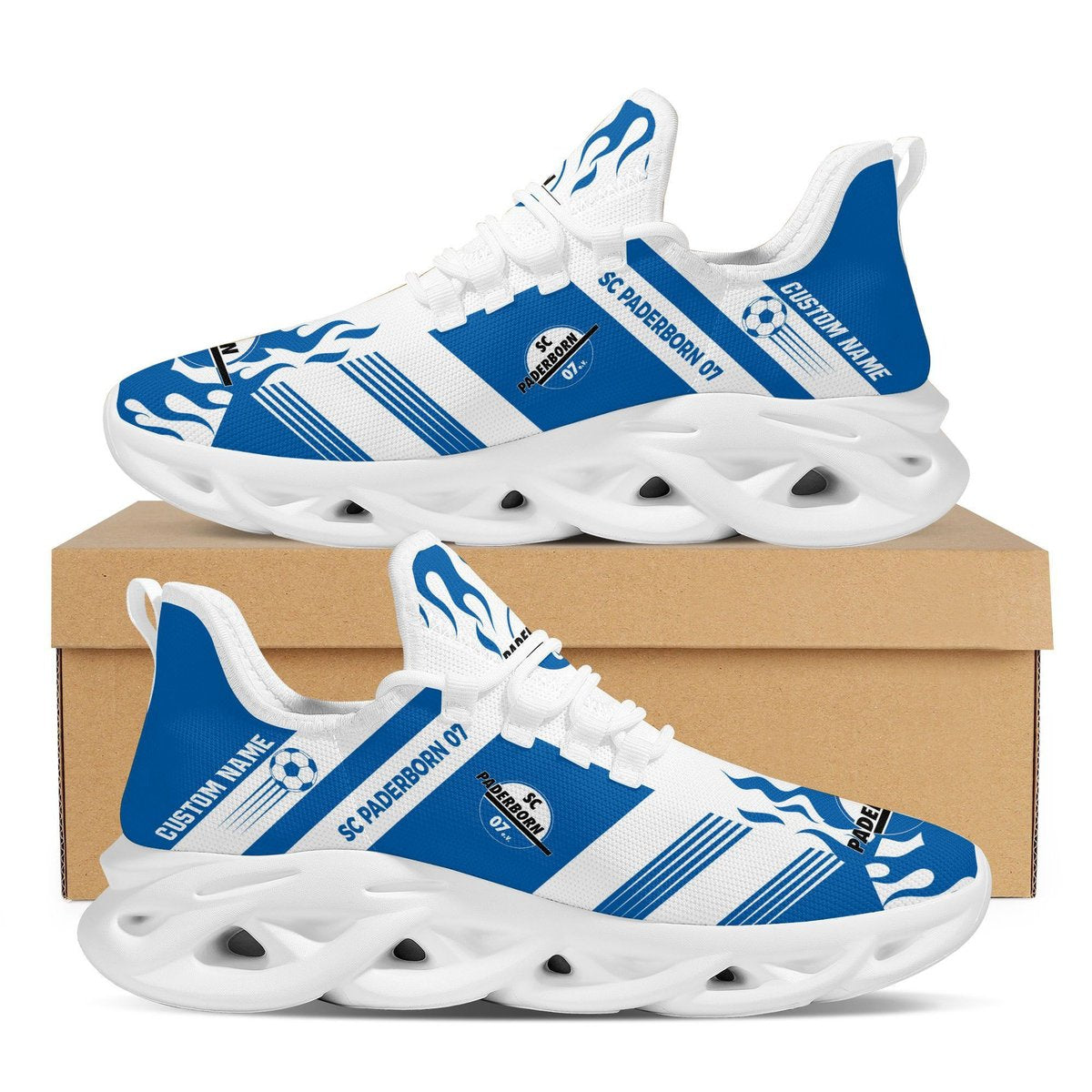 Sc Paderborn Custom Personalized Max Soul Sneakers Running Sports Shoes For Men Women. Bundesliga For Men Women