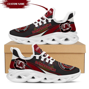 South Carolina Gamecocks Mascot Custom Name Personalized Max Soul Sneakers Running Sports Shoes For Men For Men Women