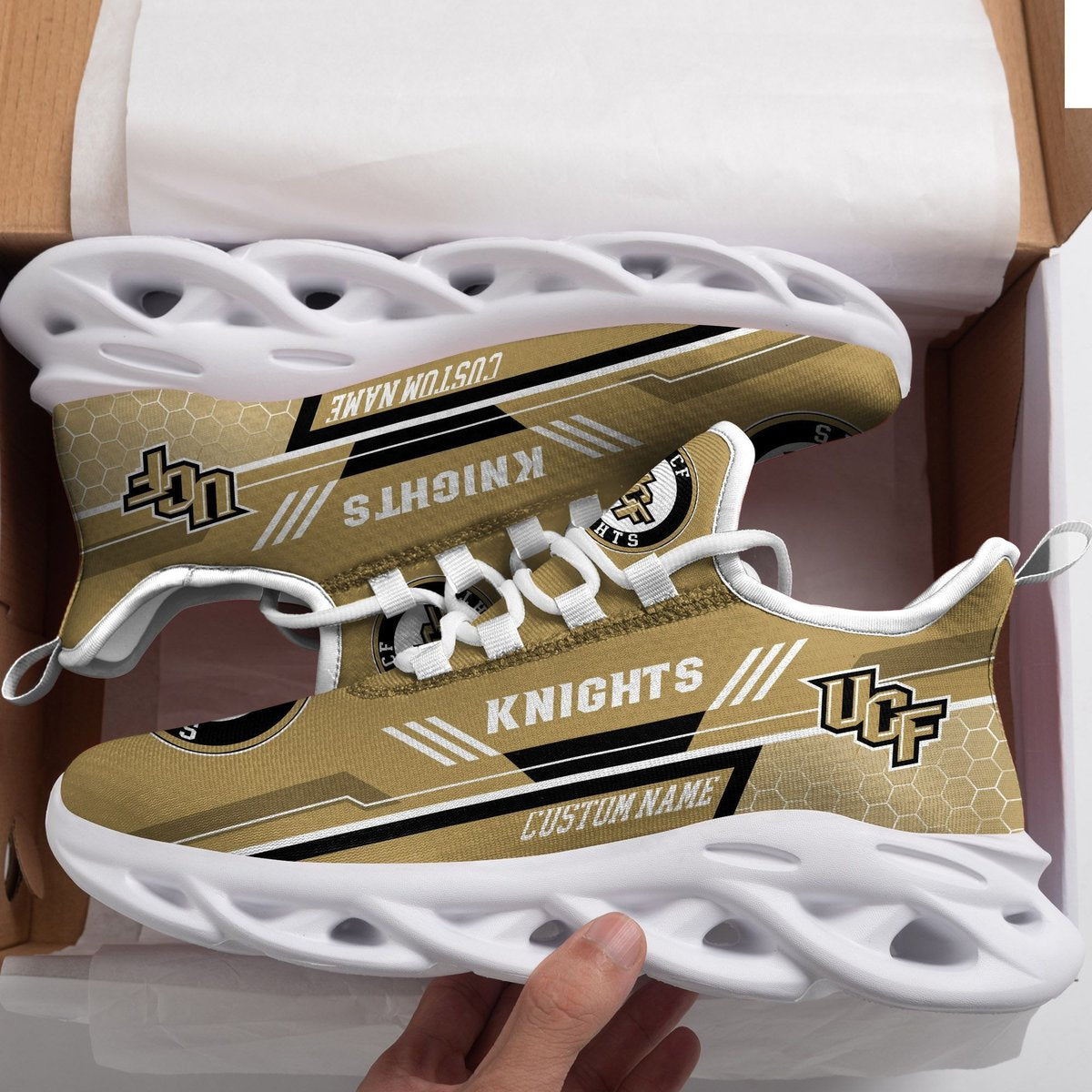 Ucf Knights Custom Personalized Max Soul Sneakers Running Sports Shoes For Men Women Football Fan Football Fan For Men Women