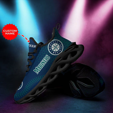 Seattle Mariners Custom Personalized Max Soul Sneakers Running Sports Shoes For Men Women For Men Women